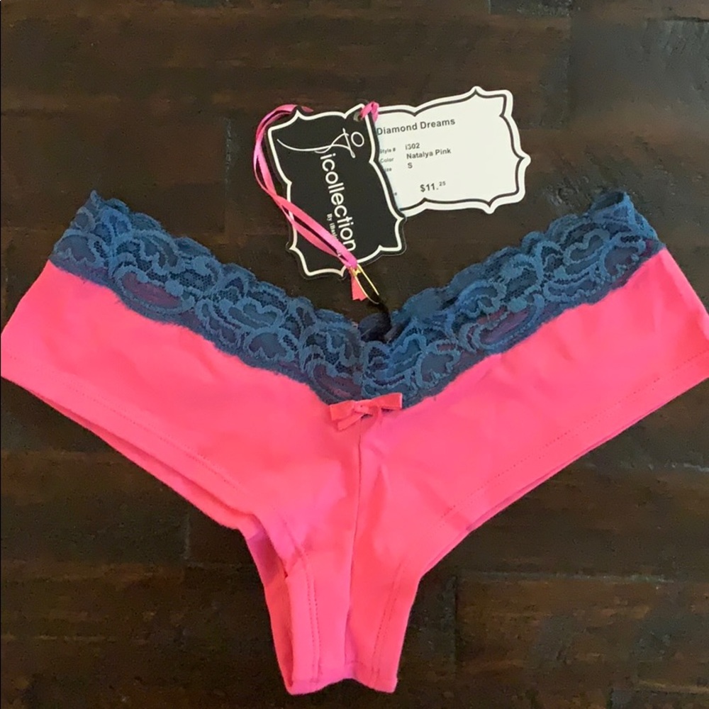 Natalya Pink Cheeky Panties - Size Small & Medium